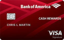 Bank of America Cash Rewards Credit Card for Students